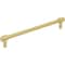 Jeffrey Alexander 192 mm Center-to-Center Brushed Gold Hayworth Cabinet Bar Pull 885-192BG - alternate 1